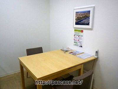 ワークポートの面談ブース