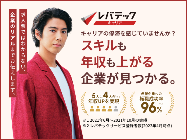 レバテックキャリアキャプチャー画像