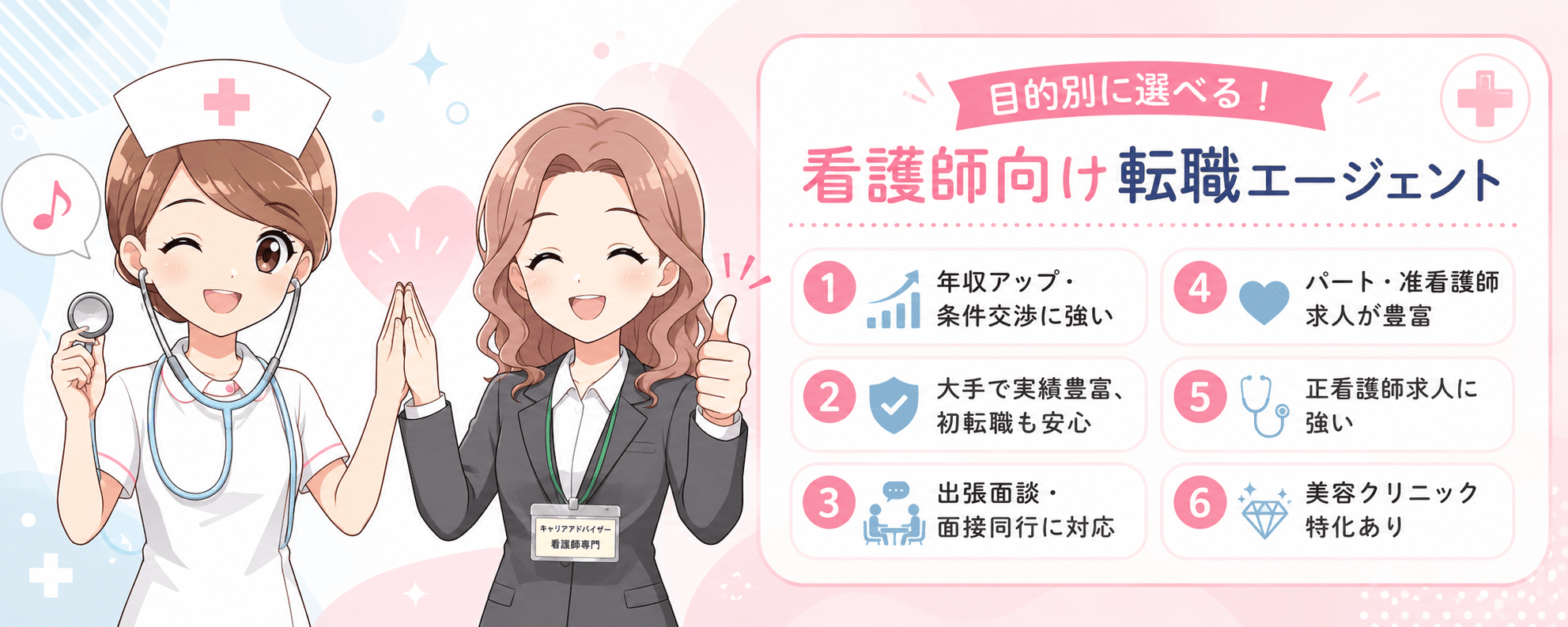 看護師エージェント選び方