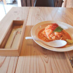 【倉吉市】5月オープン！「アサヒ食堂」箸で食べるパスタとふわふわパンケーキが人気のお店