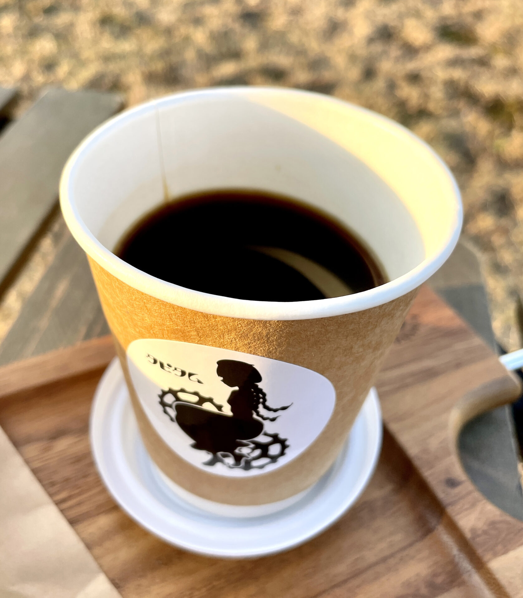 「ホットコーヒー」¥350