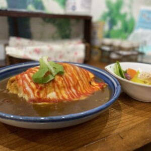 【鳥取市】cafe 木の香り｜鳥取駅から徒歩3分！美味しい“やくぜんオムライスカレー”のあるカフェ♪