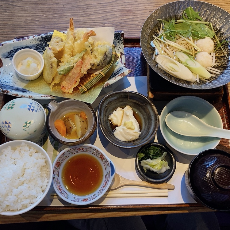 「天ぷら定食」¥1,600