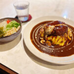 オムハンバーグカレー