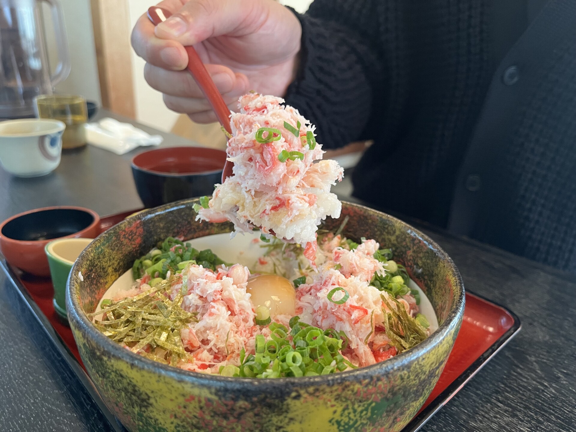 カニとろ丼