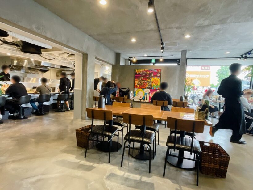 ラーメン大戦争鳥取店 店内
