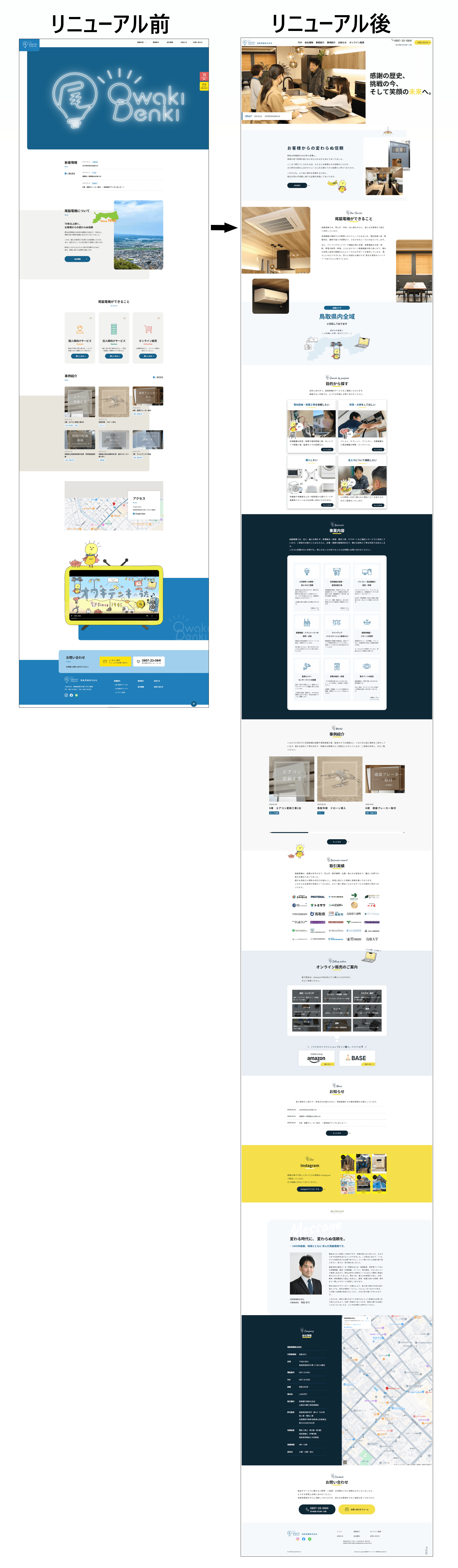 リニューアル前後