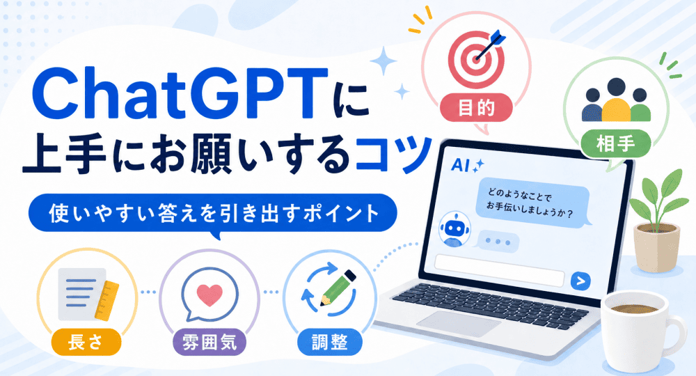 ChatGPTに上手にお願いするコツ