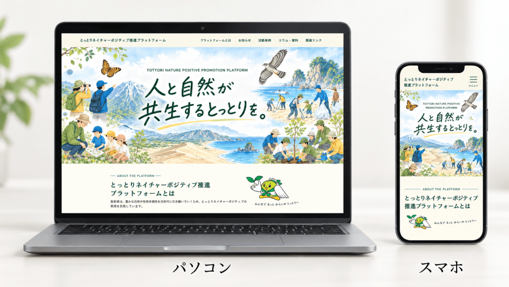 ネイチャーポジティブ｜ホームページ制作実績